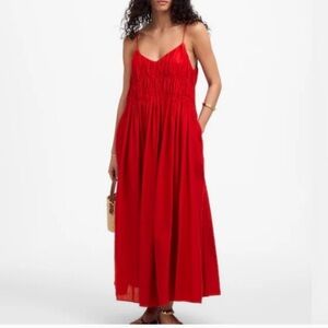 Madewell Cotton/Linen Maxi Dress